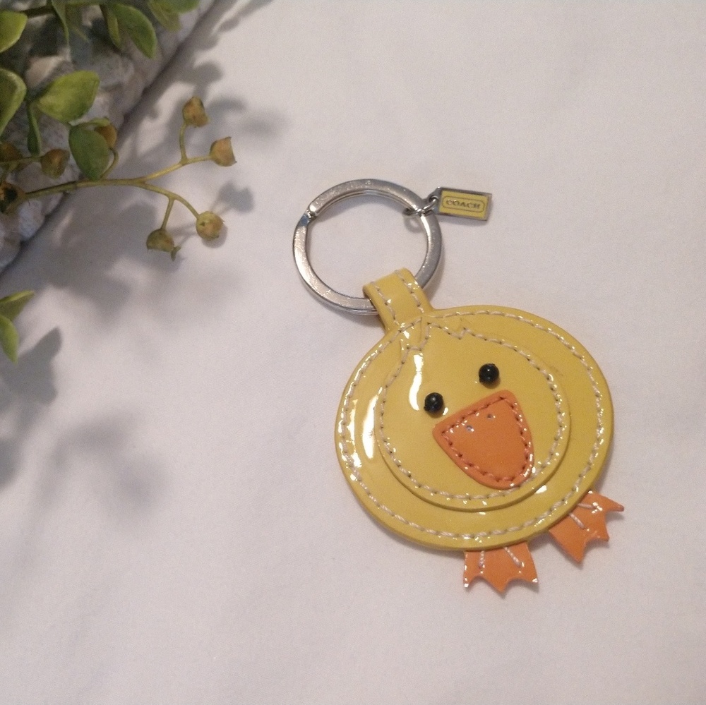 Coach 🦆 duck/chick key ring/fob
